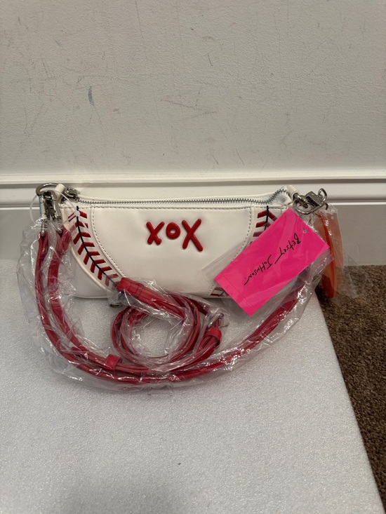Betsey Johnson Handbags - Betsey Johnson xox baseball theme crossbody shoulder bag purse NWT